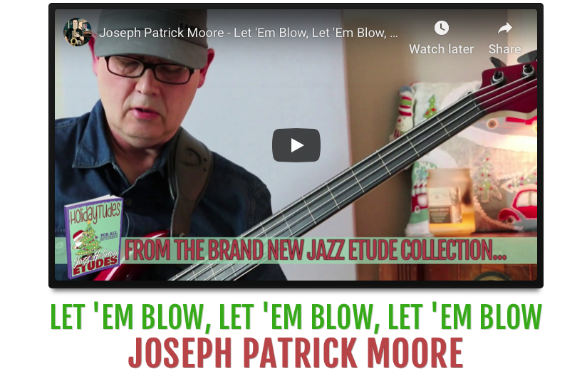 Joseph Patrick Moore performs a bebop jazz Christmas favorite