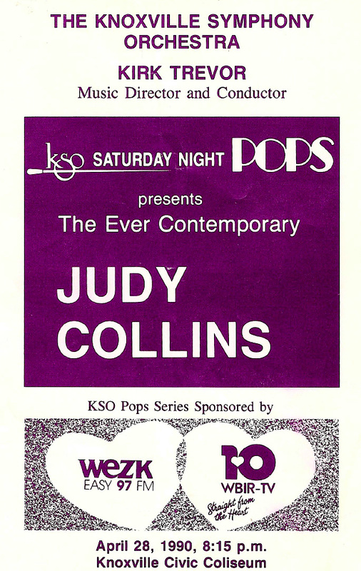 Judy Collins with the Knoxville Symphony Orchestra