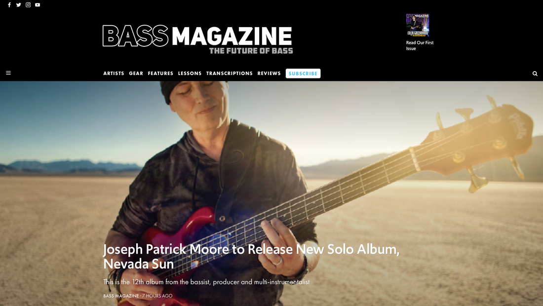 Bass Magazine The Future Of Bass with Joseph Patrick Moore